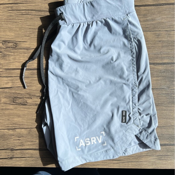 ASRV Tetra-Lite 7” - Linerless Short - Sage/White - Right Pocket Zipper - Picture 3 of 8